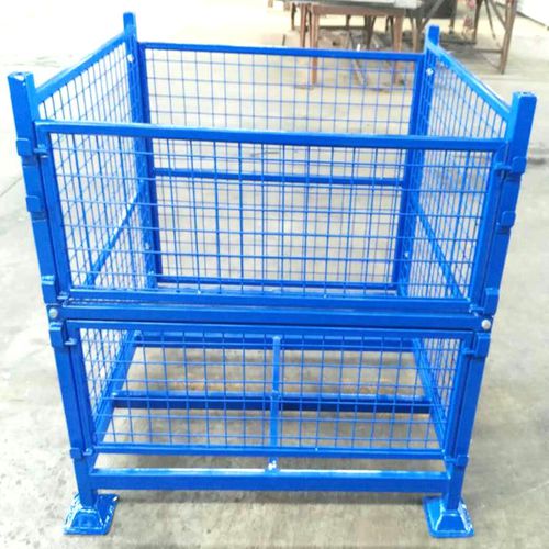 Plastic pallet box - UN-PB0801 - Nanjing fuyuan technology co.,ltd - wire mesh / storage