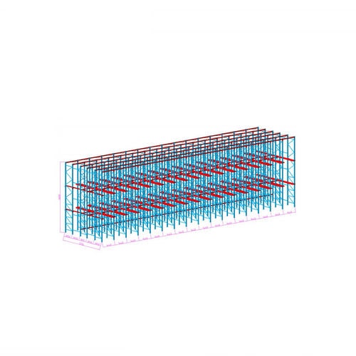 Drive-in pallet rack - UN-DR19091201 - Nanjing fuyuan technology co.,ltd - for heavy loads