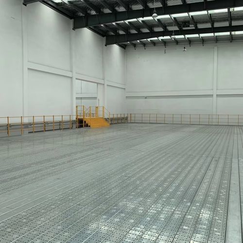 Work platform - ISO9001,ISO14001,CE - Nanjing fuyuan technology co.,ltd - storage / for the automotive industry / with safety railing