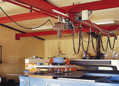 Monorail overhead travelling crane - CONVOYNORT - with hoist / above-ground