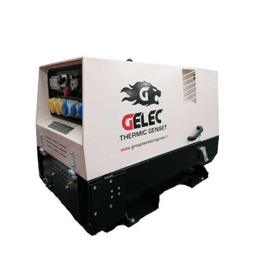 Diesel generator set - LEOPARD-11 - GELEC ENERGY - single-phase / 50 Hz / water-cooled