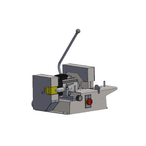 Rotary blade cutting machine - TD4 - CLAVEL - for rubber / for hoses / manually-controlled