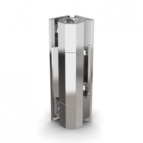 Pivot hinge - 72-7-3330 - PINET INDUSTRIE - chrome-plated brass / screw-in / 120°