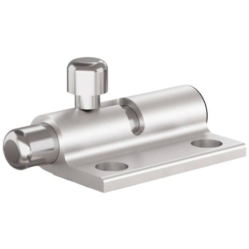 Sliding bolt latch - 16-1-4312 - PINET INDUSTRIE - aluminium / stop