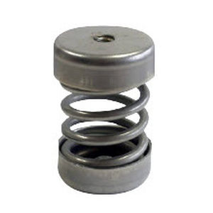 Cylindrical anti-vibration mount - MLC - LESOL - stainless steel / for machines