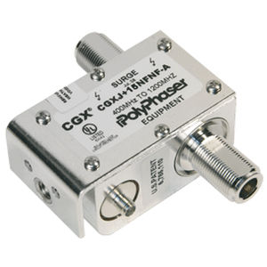 Type 1 surge arrester - CGXJ+15NFNF-A - PolyPhaser | Transtector - for RF coaxial cable / telecommunications / T-bias