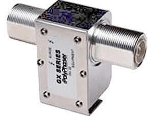 Type 1 surge arrester - DGXZ+06DFDF-A - PolyPhaser | Transtector - for RF coaxial cable / telecommunications / T-bias