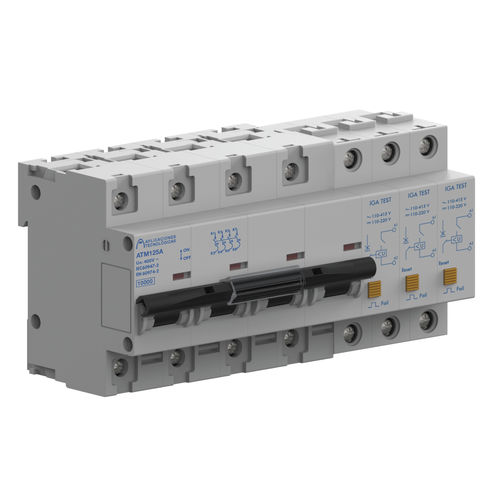Power supply surge protector - IGA TEST T 63 D - Aplicaciones Tecnológicas, S.A. - 4-pole / three-phase / DIN rail