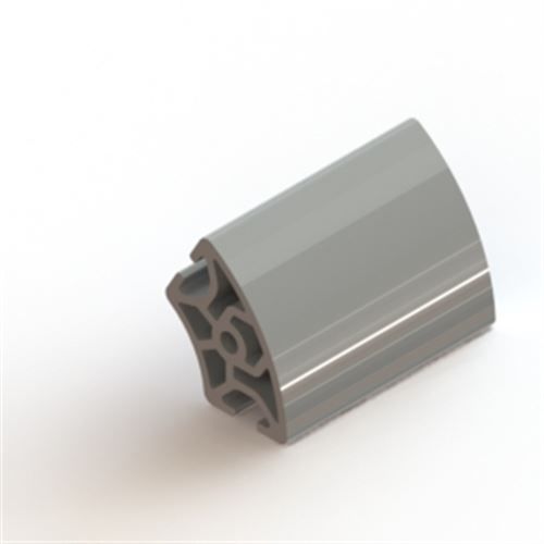 Aluminum profile - BASE05E0050 - elcom SAS - round / industrial / lightweight