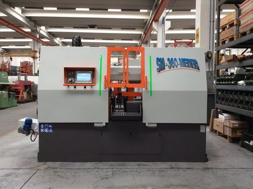 Band saw - SM 360 - MEBER - for metals / semi-automatic