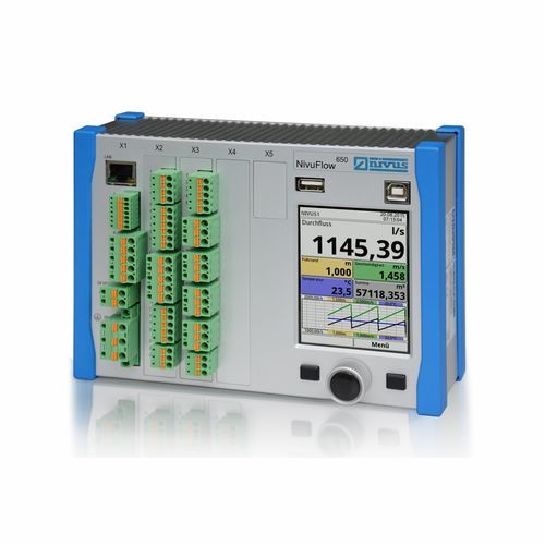 Ultrasonic transit-time flow meter - NivuFlow 650 - NIVUS GmbH - volume / for liquids / aluminum