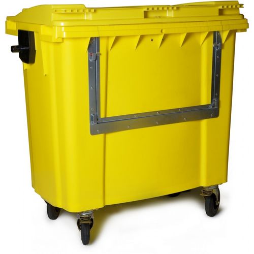 Plastic waste container - 34-1053 - Lubetech - for urban waste / 4-wheel