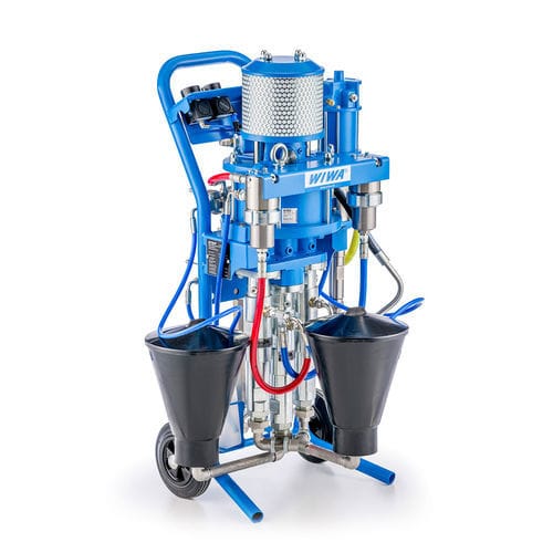 Mobile spray unit - DUOMIX 230 MINI - WIWA - paint / for the construction industry
