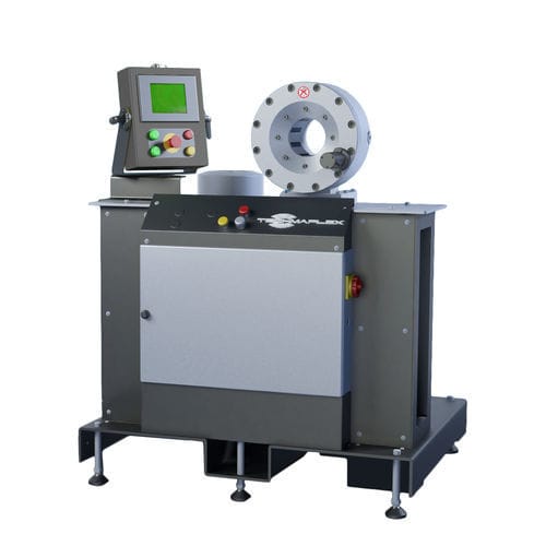 Hose crimping machine - AUTOCRIMP 108 PRO H - TECHMAFLEX - hydraulic hose / connector / nut