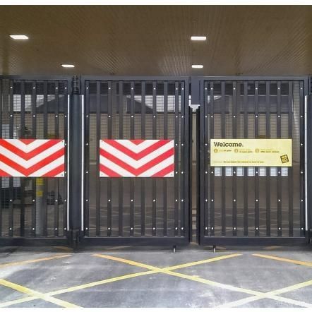 Rotating gate - BIFOLD  - FRONTIER PITTS FRANCE - automatic / wear-resistant steel / high-security