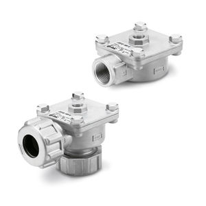 Diaphragm valve - JSX series - SMC  - manual / ATEX / IP65