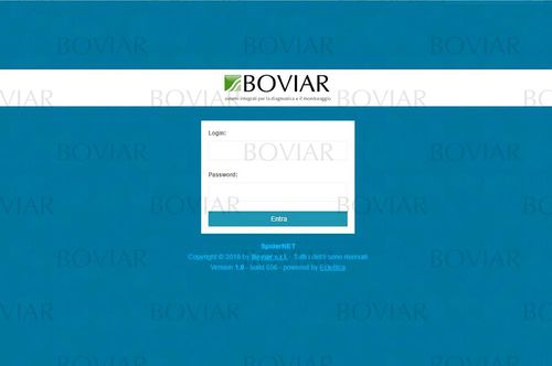 Management software - SpiderNet - BOVIAR SRL - data analysis / interface / monitoring
