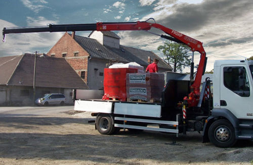 Truck-mounted crane - F90A e-active series - Fassi gru S.p.A - boom / for construction / lifting