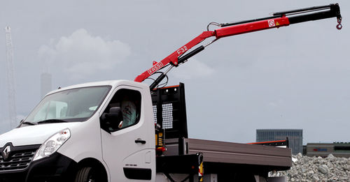 Truck-mounted crane - F32A.0 series - Fassi gru S.p.A - boom / lifting / loading