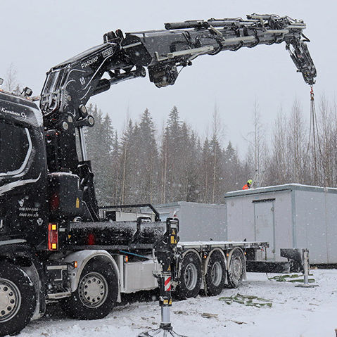 Truck-mounted crane - F1450R-HXP TECHNO series - Fassi gru S.p.A - boom / for construction / lifting