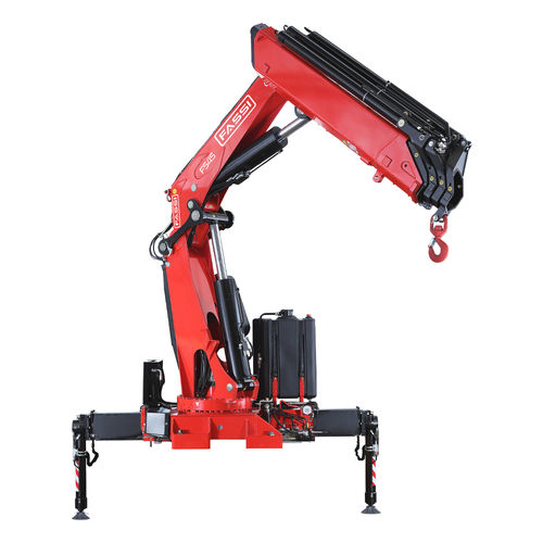 Truck-mounted crane - F545RA xe-dynamic - Fassi gru S.p.A - boom / all-terrain / for construction