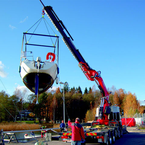 Crane for heavy-duty applications - F950RA he-dynamic series - Fassi gru S.p.A - truck-mounted / telescopic / for construction