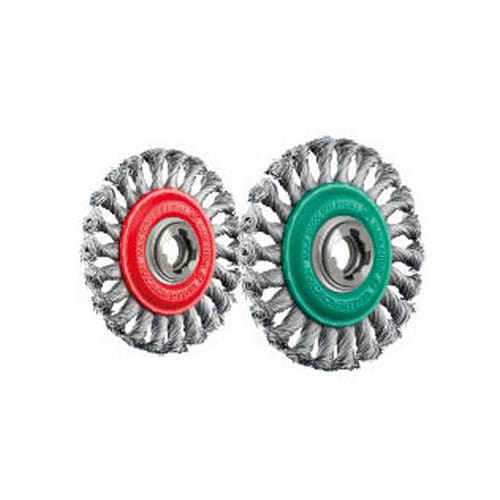 Knotted wheel brush - U XLK series - SIT Società Italiana Tecnospazzole - cleaning / finishing / deburring