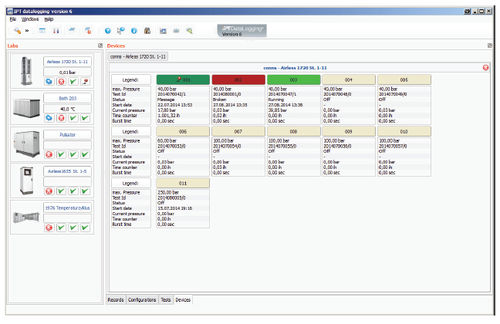 Measurement software - IptData­Logging® - IPT Institut für Prüftechnik Gerätebau GmbH & Co. KG - reporting / for test / quality control