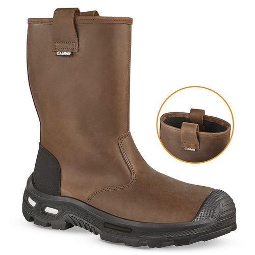 Industrial use safety boots - JALMUDO SAS - JALLATTE - anti-perforation / wear-resistant / leather