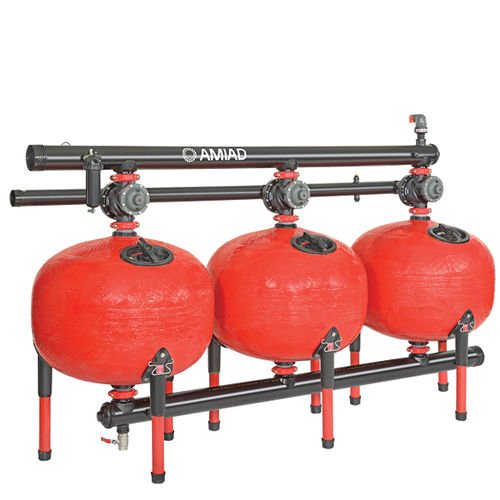 Bed filtration system - AGF PRO - Amiad Water Systems - for water / irrigation / automatic
