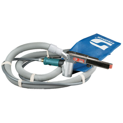 Belt sander - 40330 - DYNABRADE Europe - pneumatic / for wood / with vacuum cleaner