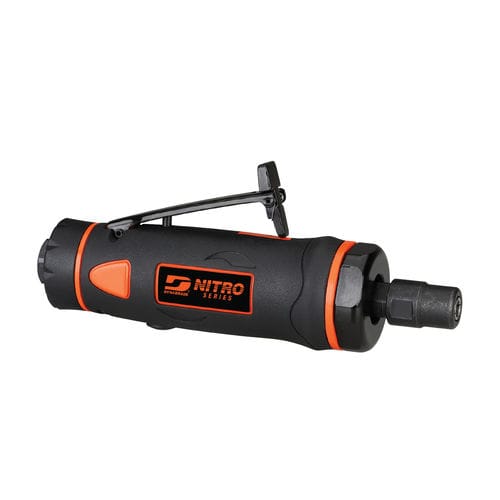 Pneumatic portable grinder - DGS52 - DYNABRADE Europe - straight / compact / rear exhaust
