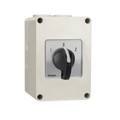 Cam switch - CTFRTF25 - Telergon - single-pole / 2-pole / 3-pole