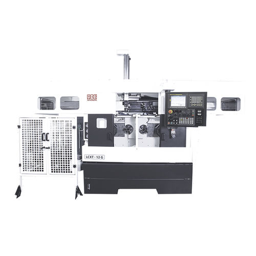 CNC turning machine - LCXT-12 G - ACE DESIGNERS Limited - 3-axis / double-turret / compact