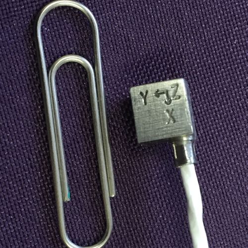 Triaxial accelerometer - AT/18 - DJB Instruments UK Ltd - IEPE / shear / with built-in electronics