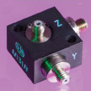 Triaxial accelerometer - A/131 - DJB Instruments UK Ltd - IEPE / shear / adhesive