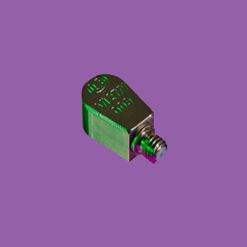 1-axis accelerometer - A/27/E - DJB Instruments UK Ltd - piezoelectric / miniature / adhesive