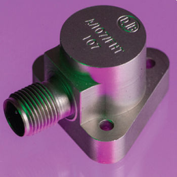 1-axis accelerometer - A/107/F - DJB Instruments UK Ltd - piezoelectric / rugged / hermetic
