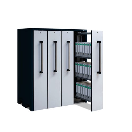 Office cabinet - 3421 Set O series - Apfel Metallverarbeitung GmbH - floor-mounted / with drawer / vertical