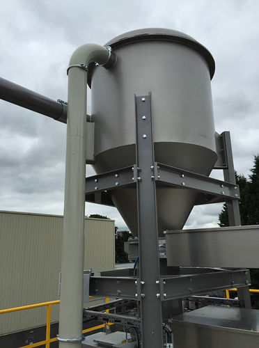 Chip separator - ARP GmbH & Co. KG - cyclone / for the recycling industry / vertical