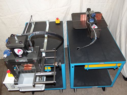 Combined tool for working copper busbars - COMBO CM1+PH1 - Grangier Constructeur
