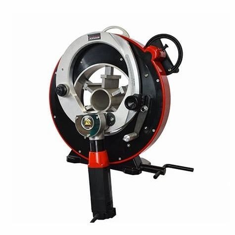 Stainless steel pipe cutter - CC222 - AXXAIR - electric / orbital / bench-mounted