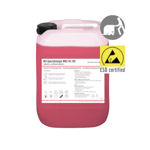 Aqueous detergent - WAS 40.100 - IBS Scherer - cleaning / for ceramic / high-performance