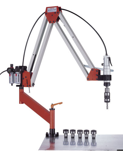 Swing-arm tapping machine - Maho Enterprise Co., Ltd. - vertical / bench-top / pneumatic