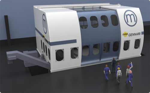 Safety guard with sliding doors - Metal Gennari S.R.L. - for lathes
