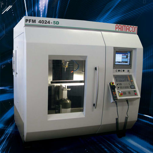 5-axis CNC machining center - PFM 4024-5D - PRIMACON Maschinenbau GmbH - vertical / 3-spindle / HSK-E40