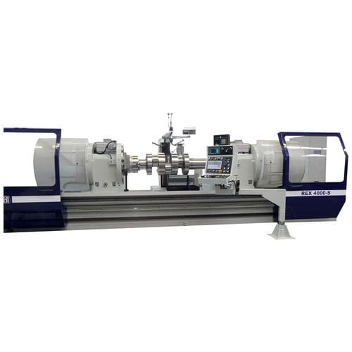 Crankshaft grinding machine REX 4000 Robbi Group PLCcontrolled