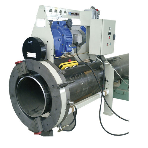 orbital pipe cutting and beveling machine - PROTEM