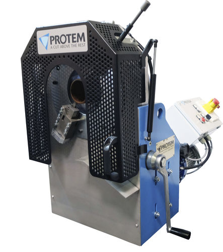 Portable orbital tube-cutting machine - MF170 - PROTEM - cold / chamfering / for pipe ends