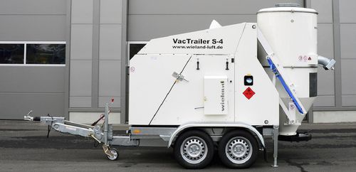 Dust suction unit - VacTrailer S-4 - Wieland Lufttechnik GmbH + Co.KG - industrial / mobile